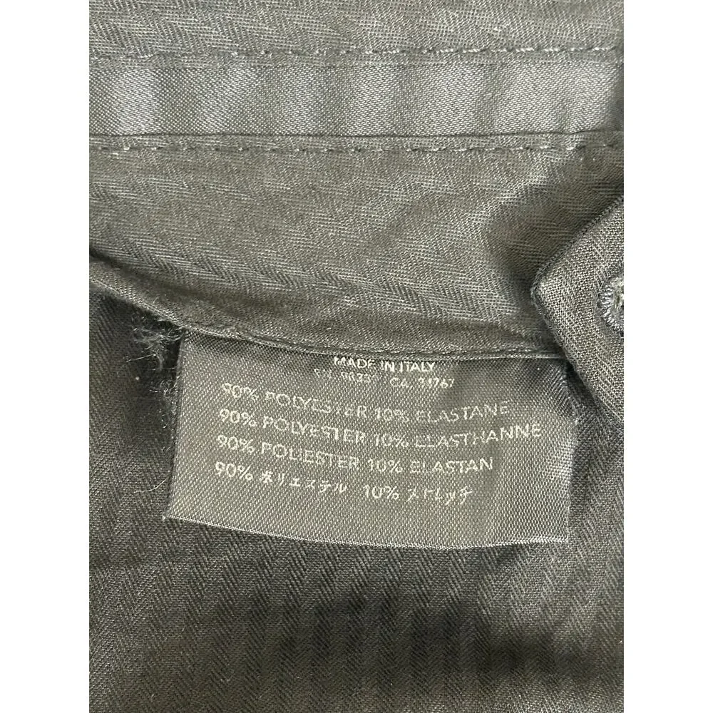 Prada Techno Stretch Pants Mens IT 52 US 36 Black Technical Trousers Italy